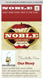 Mobile Screenshot of noblecider.com