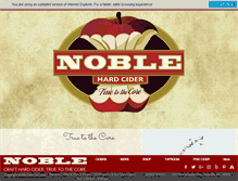 Tablet Screenshot of noblecider.com
